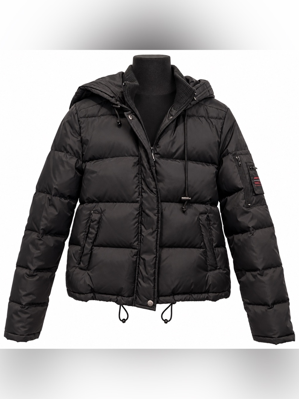 DKNY Black Quilted Jacket